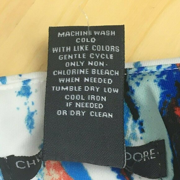 NEW Chelsea & Theodore Watercolor Brushstroke 8 Panel Skirt Plus Size 3X - Picture 4 of 8